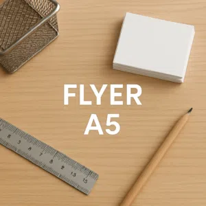 Création de flyer A5 sur mesure – fichier prêt à imprimer